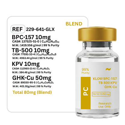 KLOW Blend - GHK-CU + TB-500 + BPC-157 + KPV 10mg