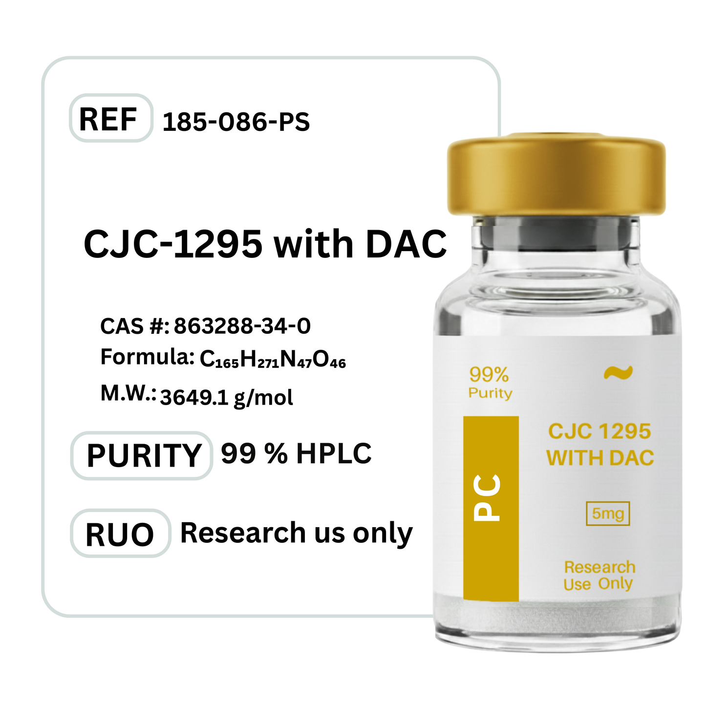 CJC-1295 with DAC - Premium Research Peptide